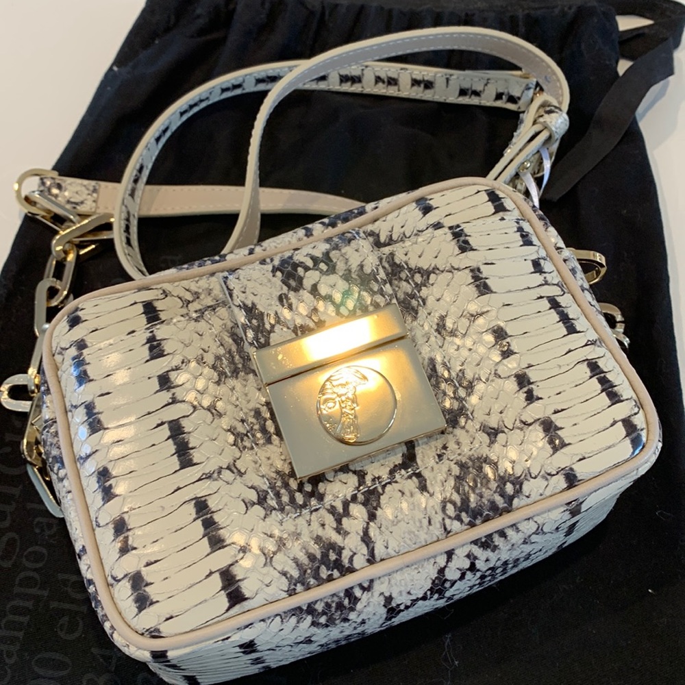 Versace Collection Snakeskin Crossbody or shoulder Bag FIRM